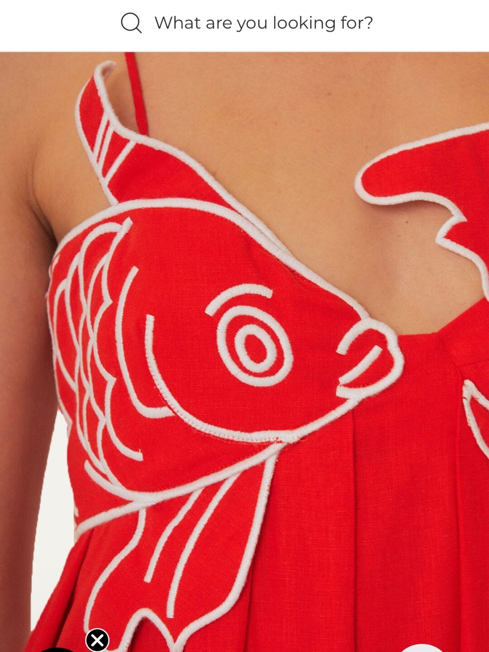 Farm Rio Red Koi Fish Dress - Picture 6 of 7